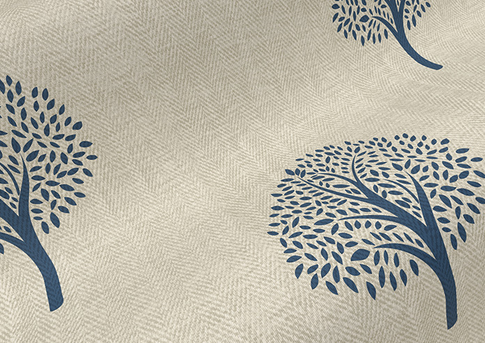 Emily Bond Yew Tree, Navy - Roller Blind - Image 4